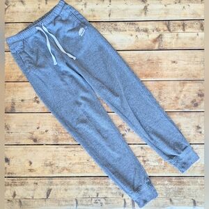 Roots Salt & Pepper Cabin Jogger Sweatpants Grey XS Beaver Logo
